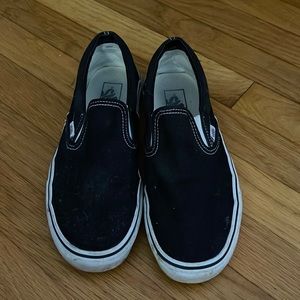 Black Slip On Vans